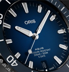 ORIS - Aquis Date Calibre 400 Automatic 43.5mm Stainless Steel and Rubber Watch, Ref. No. 01 400 7763 4135-07 4 24 74EB - Blue