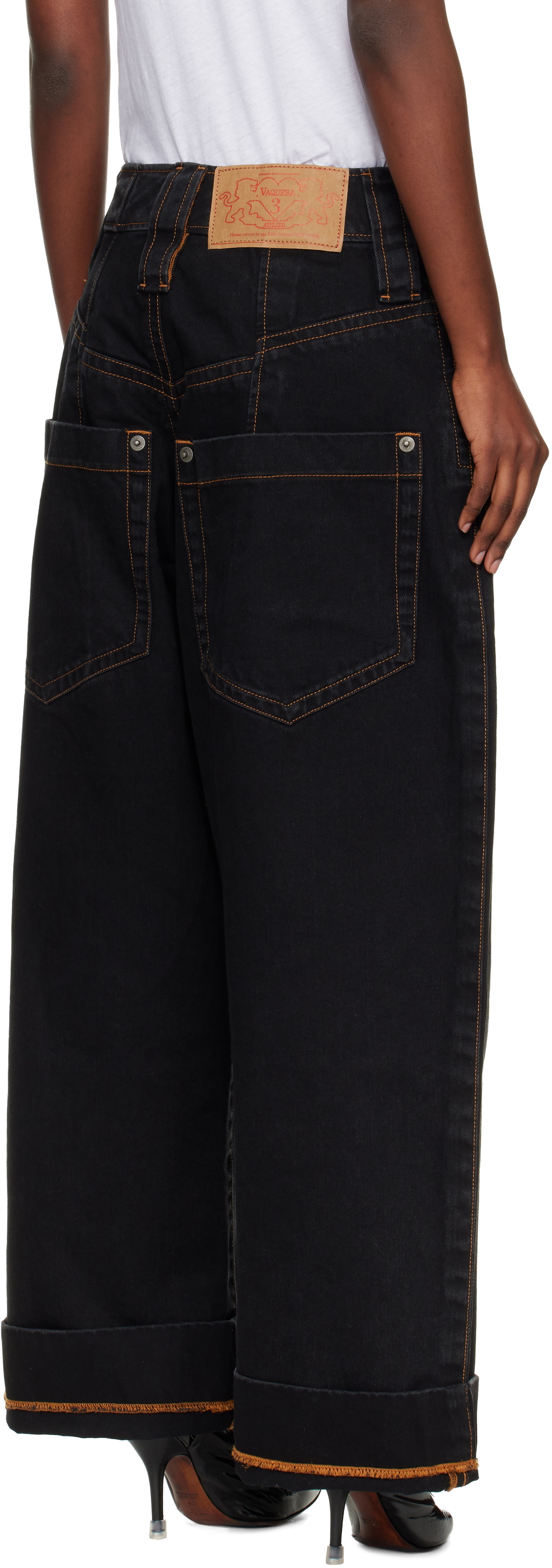 VAQUERA Black Baby Jeans
