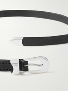 Our Legacy - 2cm Leather Belt - Black