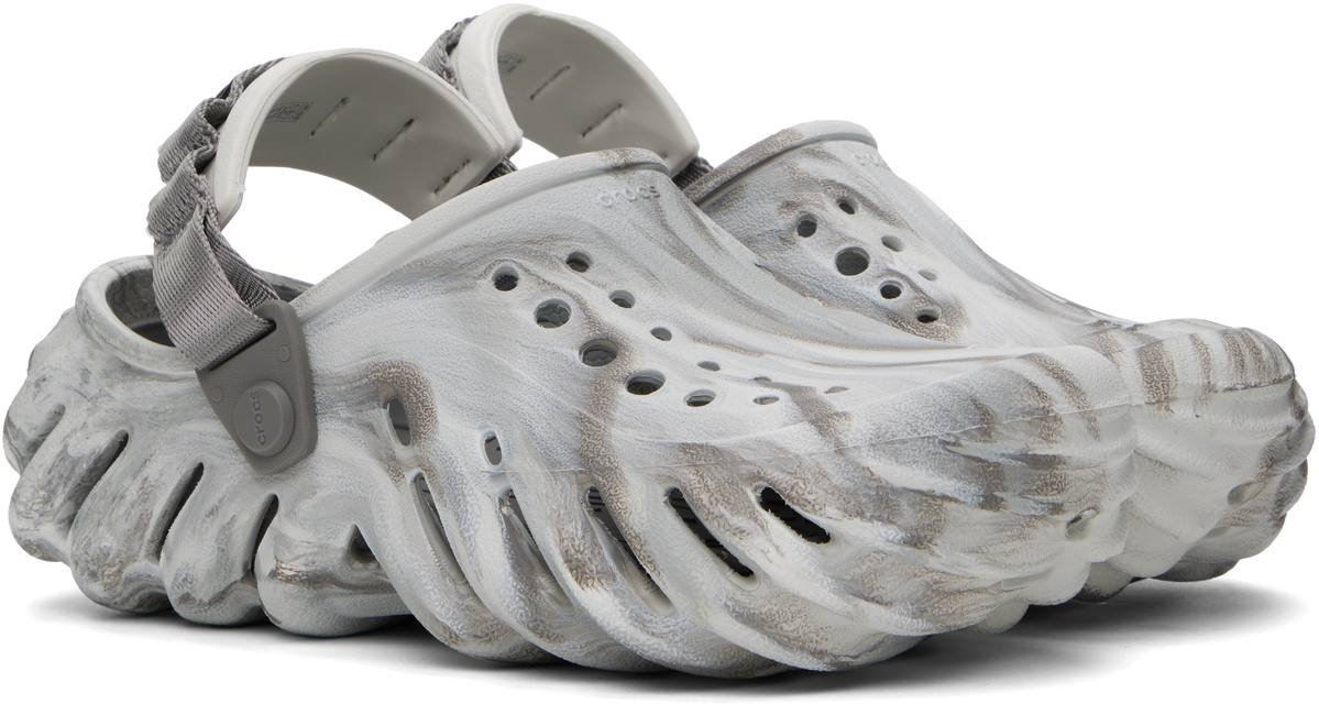 Crocs Echo Wave Marbled white clogs CROCS ECHO WATERCOLOR MARBLED WAVE – CourtSide Melbourne main image 4
