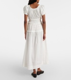 Dôen Leanne cotton poplin midi dress