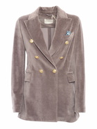 Circolo 1901 Velvet Double Breasted Jacket
