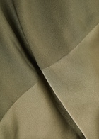 High Placid Gathered Stretch-jersey Midi Dress Green