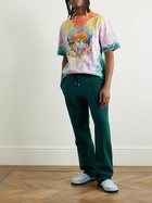 Casablanca - Surf Trip Tie-Dyed Logo-Print Organic Cotton-Jersey T-Shirt - Pink