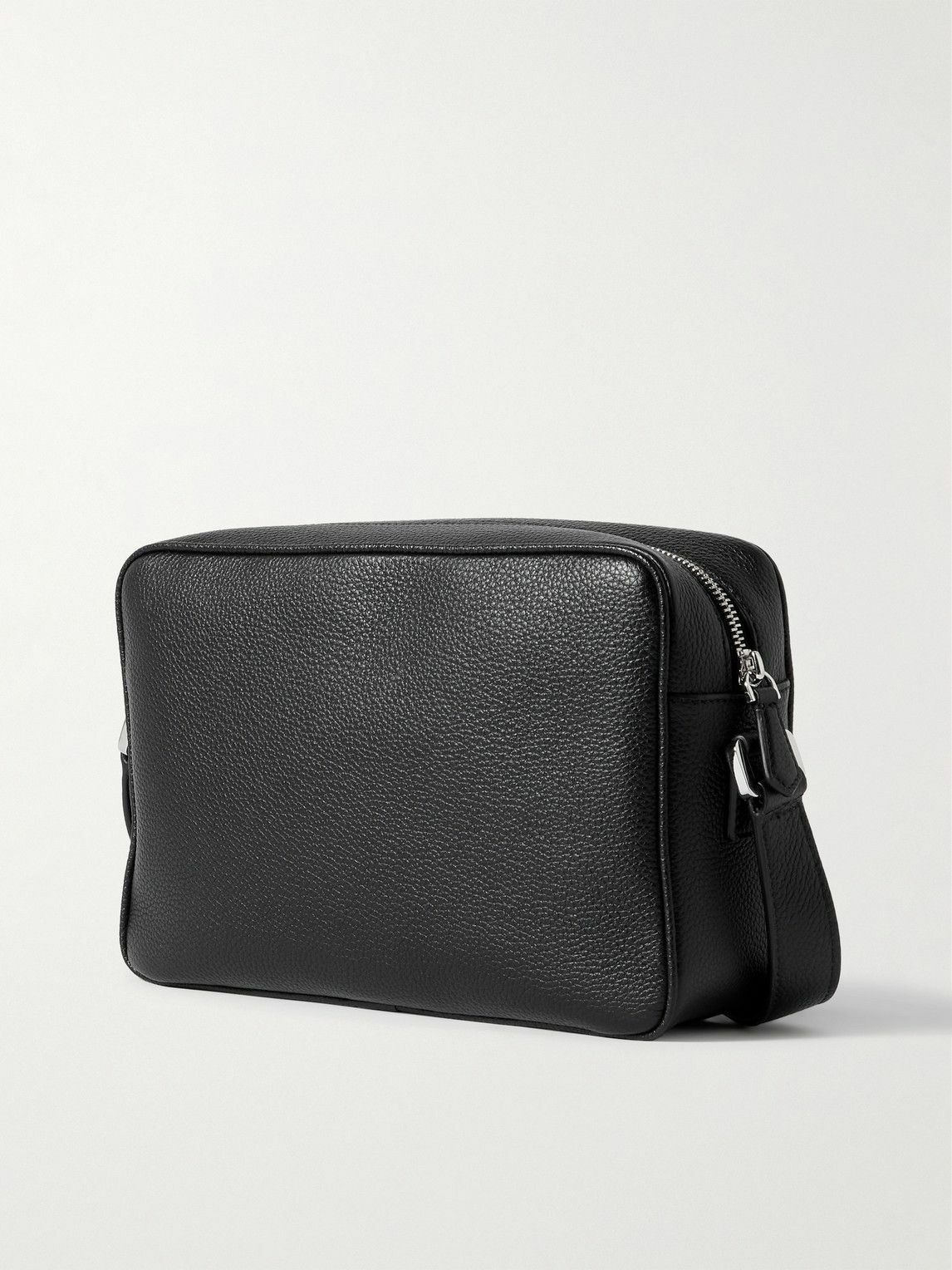 Serapian - Mosaico Textured and Cachemire Full-Grain Leather Messenger Bag