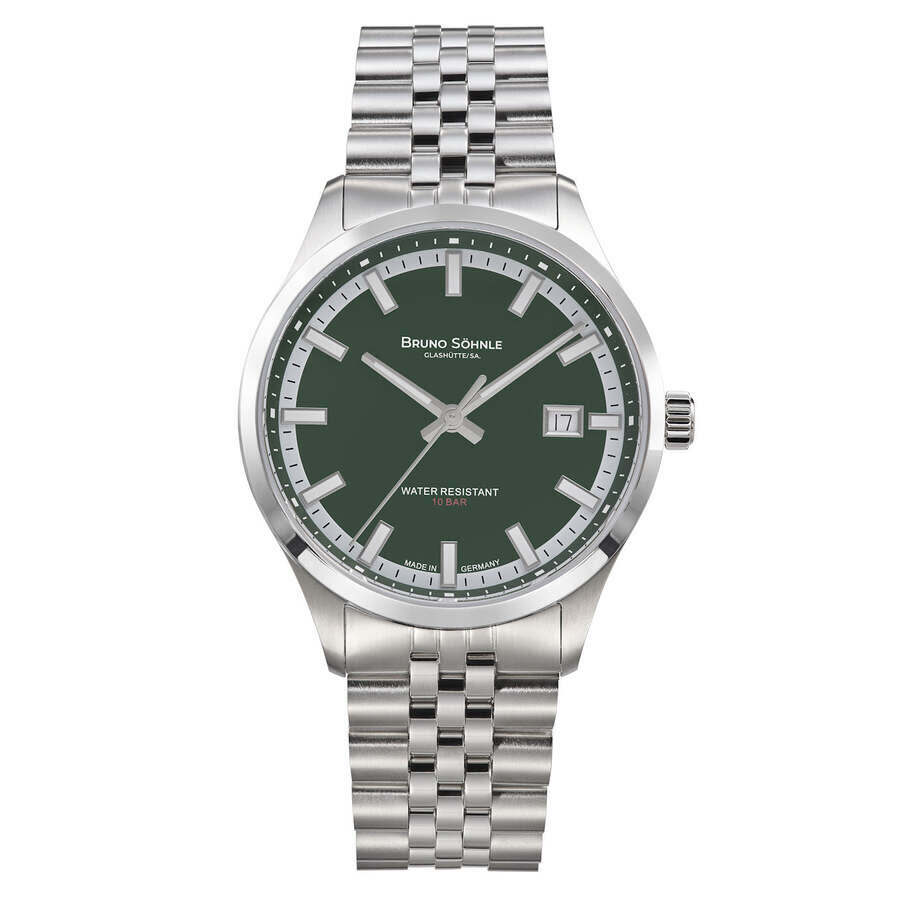 Bruno Sohnle Turin Automatic Green Dial Mens Watch 17-12230-442