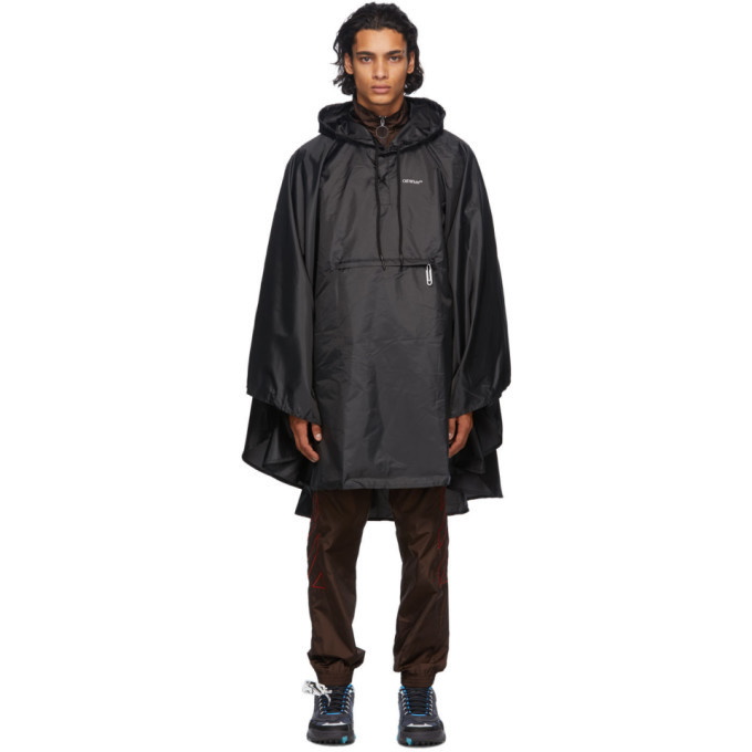Photo: Off-White Black Lightweight Packable Raincoat