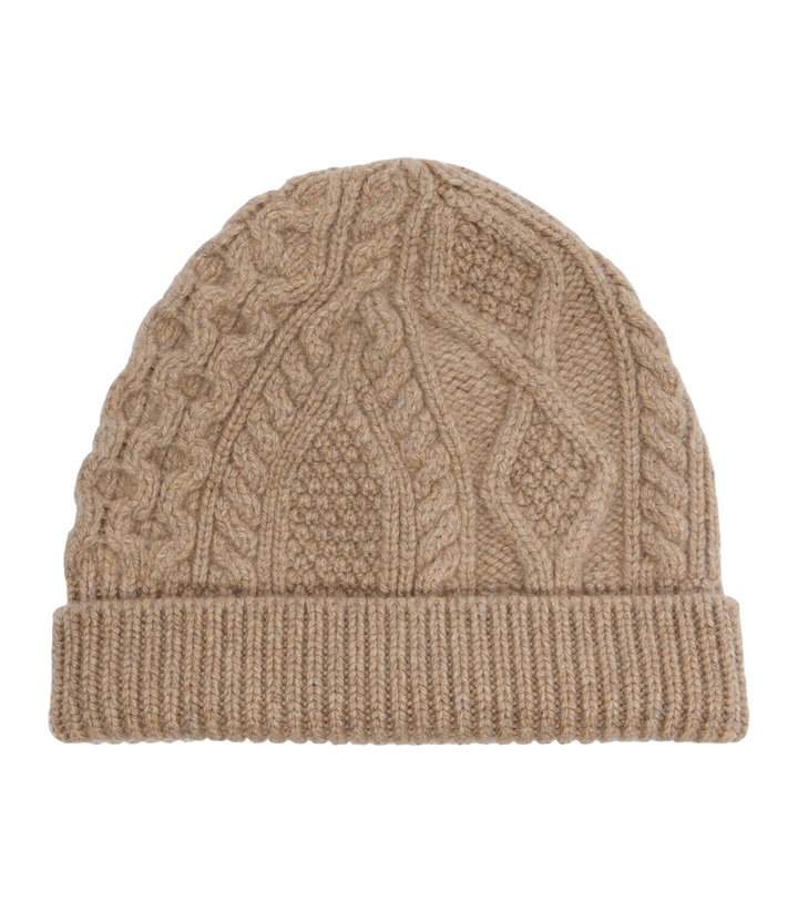 Photo: Loro Piana Cable-knit cashmere beanie