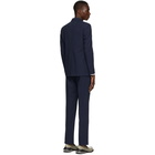 Maison Margiela Navy Crumpled Suit