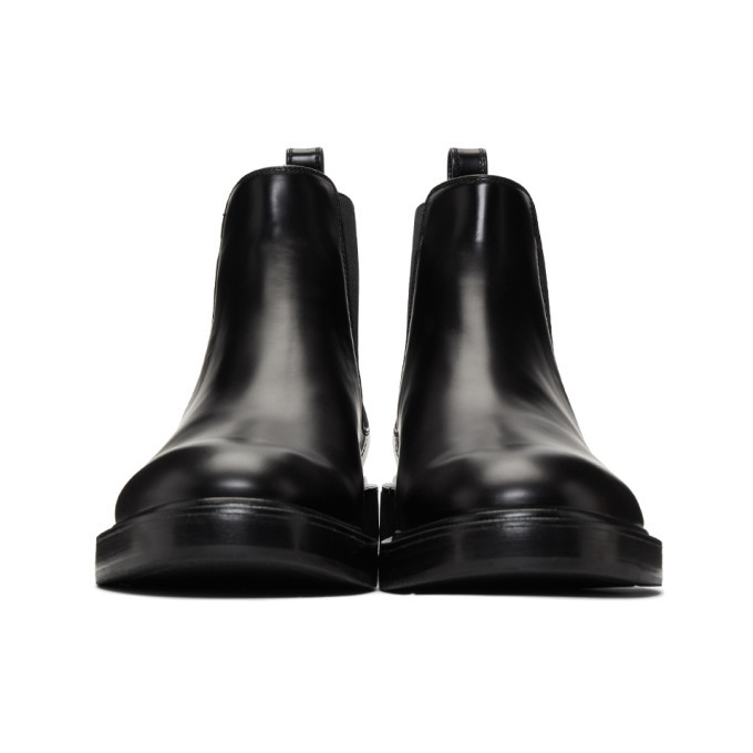 Valentino Black Valentino Garavani VLTN Chelsea Boots  display picture 3
