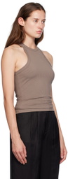 ANINE BING Brown Eva Tank Top