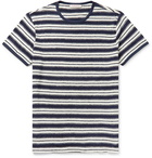 Orlebar Brown - Sammy Balandra Striped Cotton-Terry T-Shirt - Blue