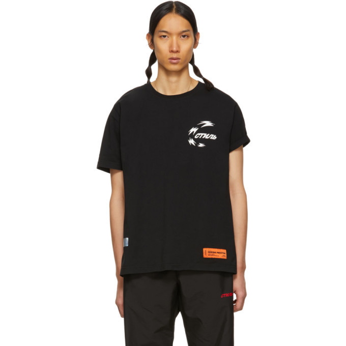 Photo: Heron Preston Black Chinese Herons T-Shirt