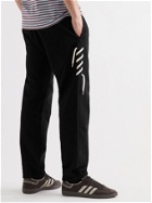 CRAIG GREEN - Tapered Lace-Detailed Cotton-Jersey Sweatpants - Black
