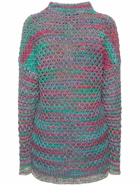 THE ATTICO - Braided Knit Crewneck Sweater