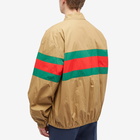 Gucci Men's GRG Logo Harrington Jacket in Tan