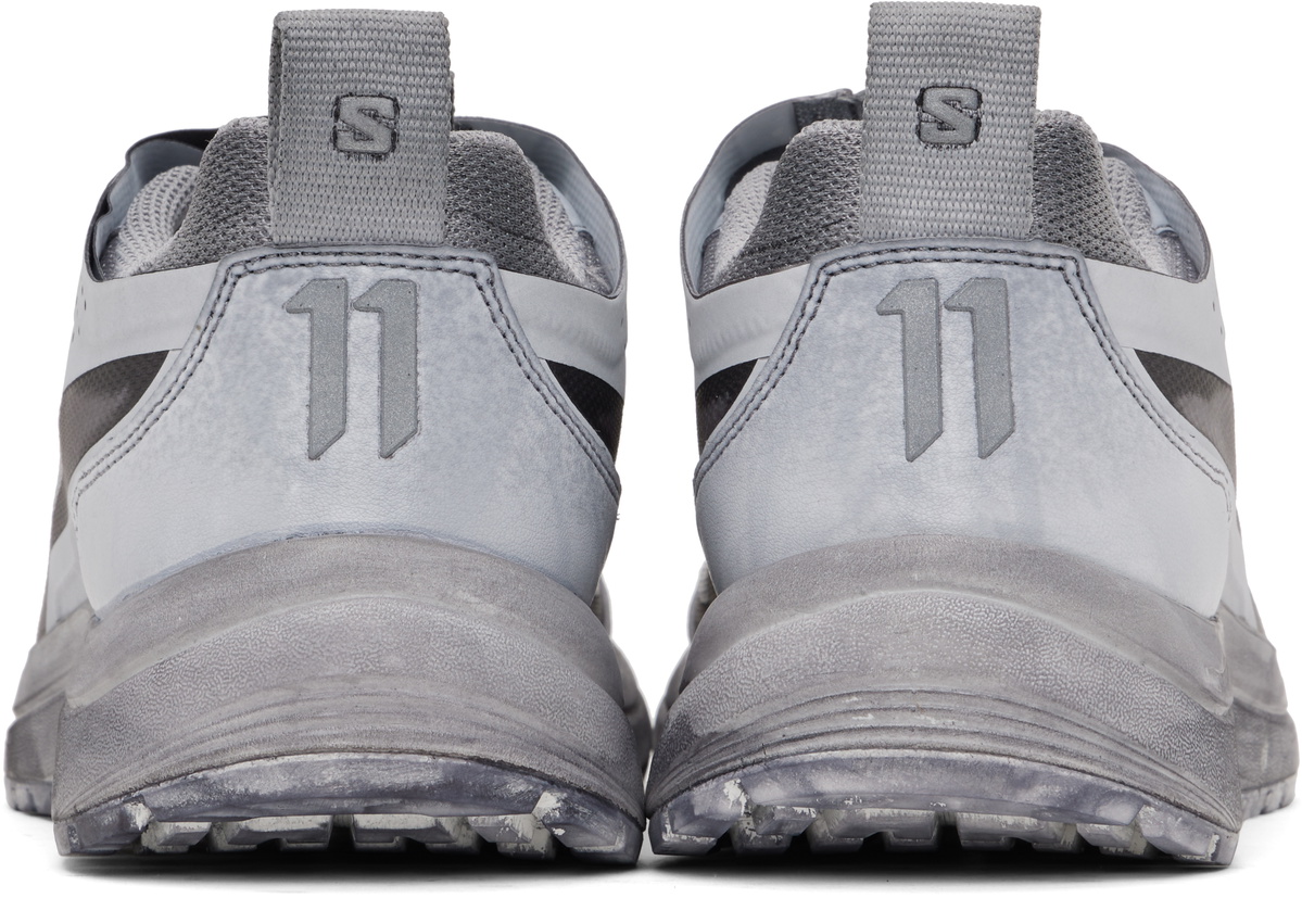 11 by Boris Bidjan Saberi Gray Salomon Edition Bamba 2 Low V2 Sneakers