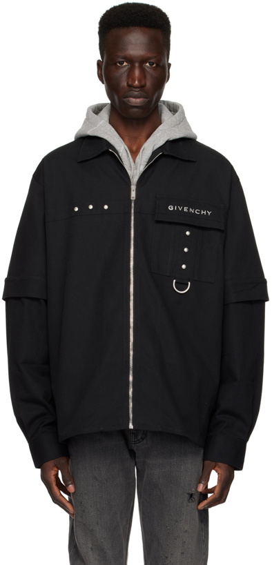 Photo: Givenchy Black Hardware Shirt