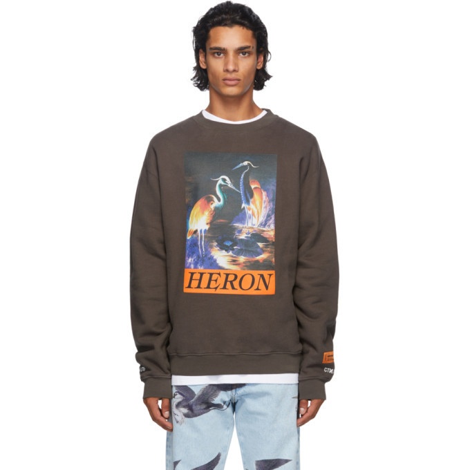 Photo: Heron Preston Grey Heron Times Sweatshirt