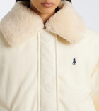 Polo Ralph Lauren Teddy-trimmed cropped blouson jacket