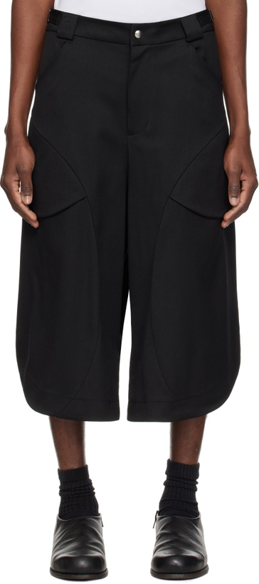 Photo: CMMAWEAR Black Edouard Shorts