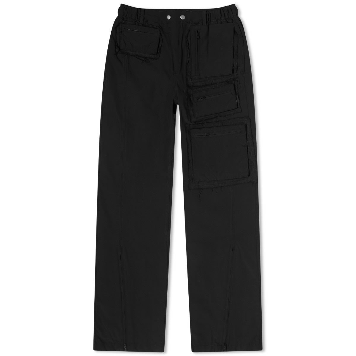 Andersson Bell Women's Raw Edge Multi-Pocket Pant in Black