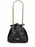 BALENCIAGA - Xs Crush Leather Tote Bag
