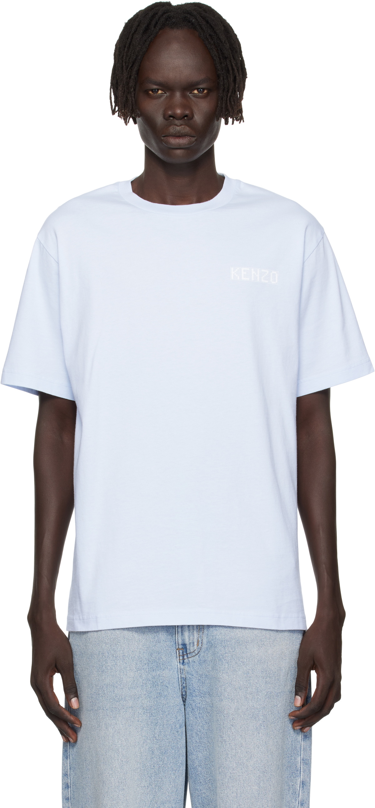 Kenzo Paris Men's Lighthouse Slim T-Shirt in Midnight Blue Kenzo