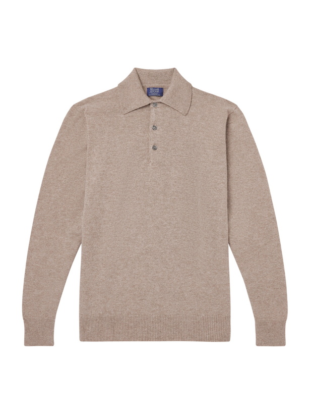 Photo: William Lockie - Wool Polo Sweater - Neutrals