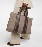 Chloe - Woody Large felt tote bag