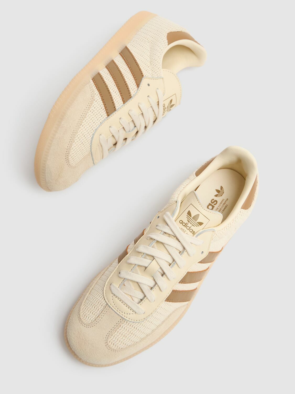 adidas gazelle silver green womens Women's Adidas Samba OG 'Basketweave' in Cream White / Earth Strata –  Oneness Boutique