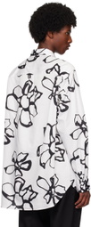 FORMA Black & White Flower Shirt