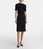 The Row Ozzi silk-blend T-shirt