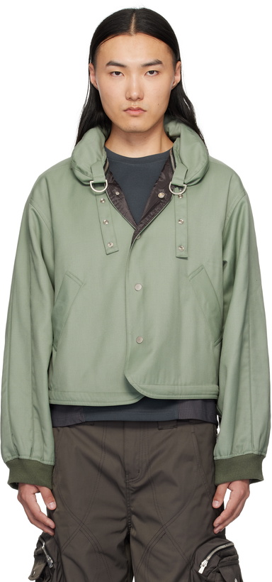 Photo: FFFPOSTALSERVICE Khaki Reia Hooded Parachute Jacket