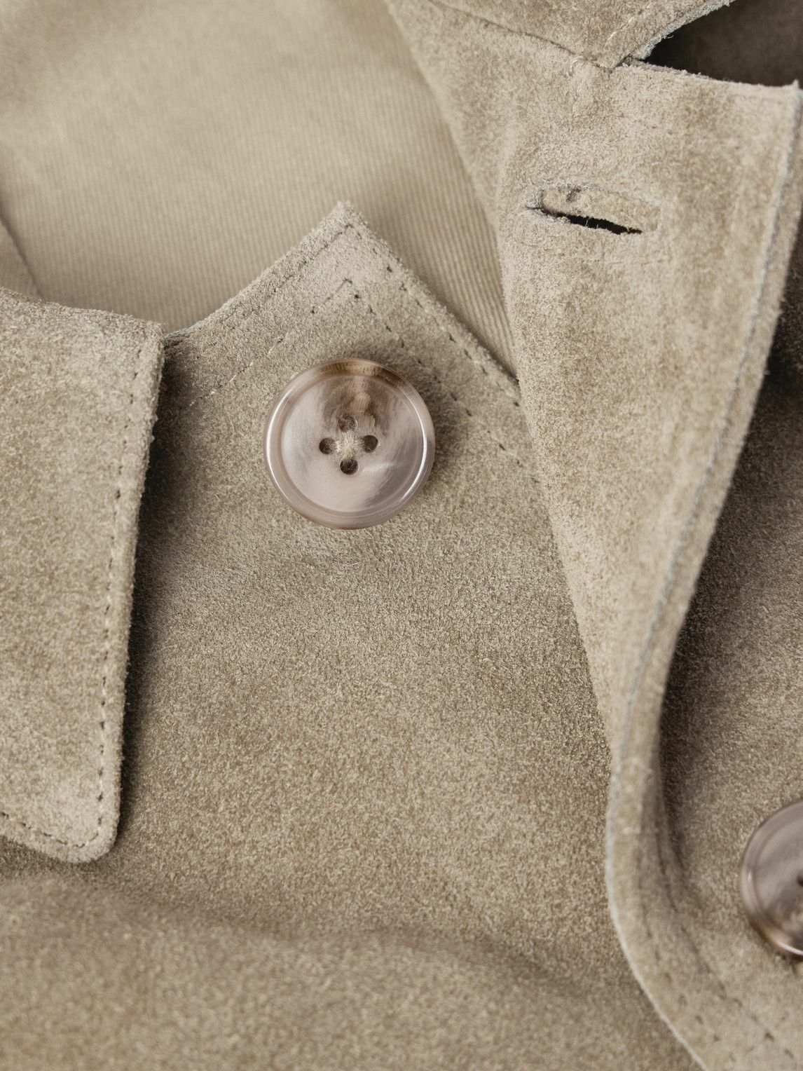 Officine Générale - Leonide Suede Jacket - Neutrals