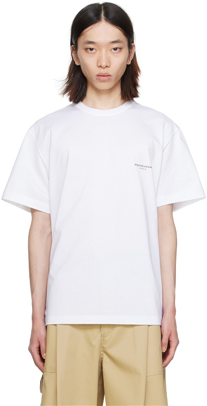 Photo: Wooyoungmi White Square Label T-Shirt
