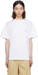 Wooyoungmi White Square Label T-Shirt