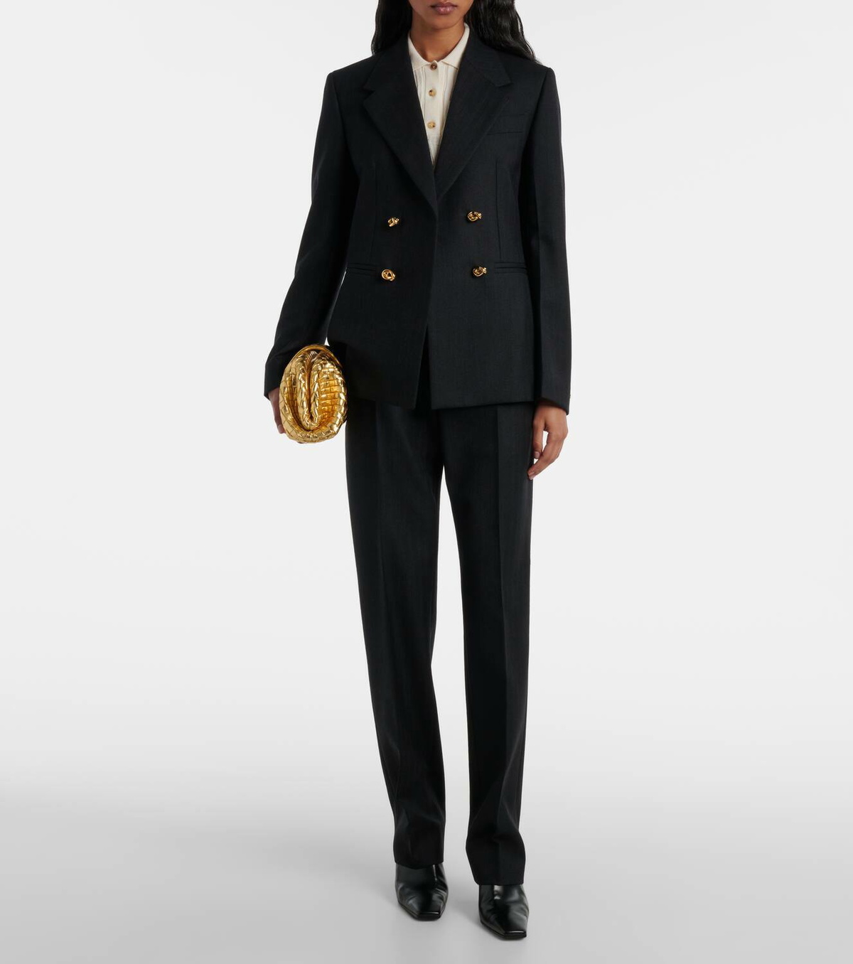 Bottega Veneta Lauren 1980 Small Intrecciato leather clutch