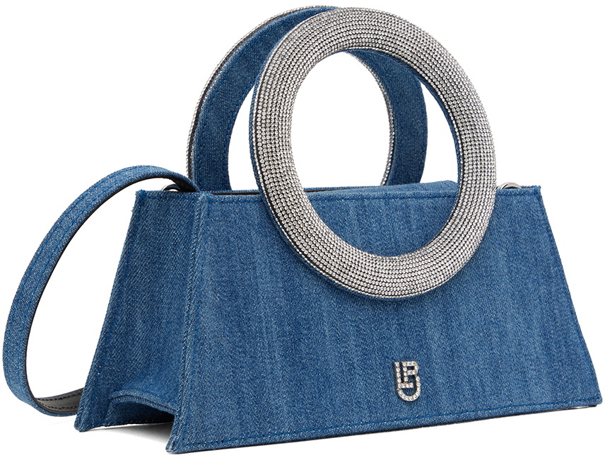 Les Petits Joueurs Blue Pochette Trapeze Bag