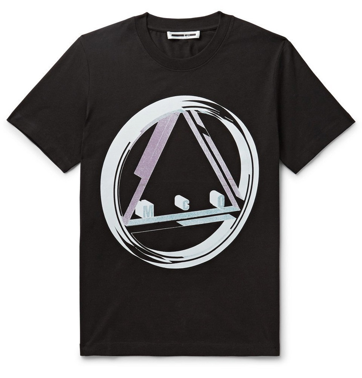 Photo: McQ Alexander McQueen - Slim-Fit Logo-Print Cotton-Jersey T-Shirt - Black