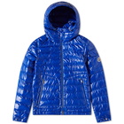 Moncler Men's Lauros Hooded Light Down Jacket in Blue