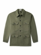 Ghiaia Cashmere - Wool-Flannel Jacket - Green
