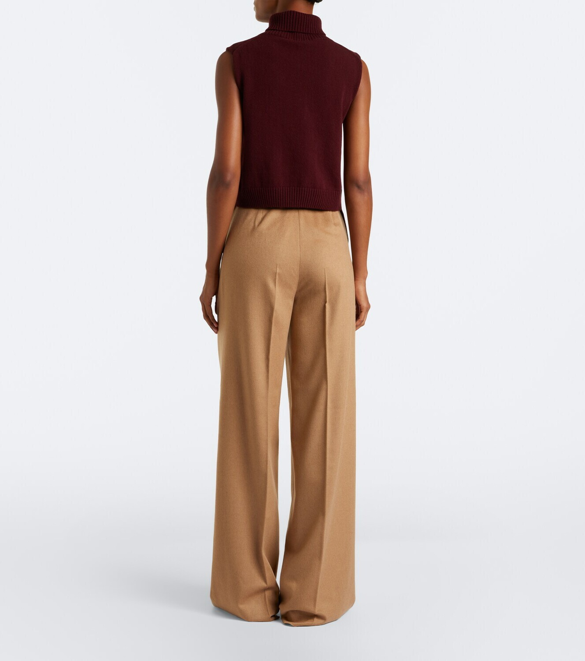 Max Mara Camel hair wide-leg pants