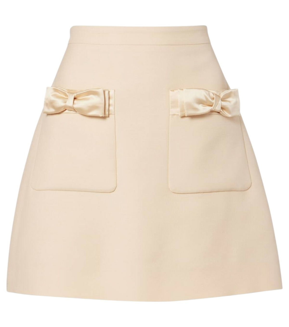 Valentino Crêpe Couture bow-detail miniskirt Valentino