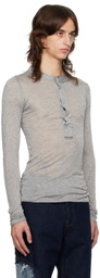 Edward Cuming Gray Raw Stack Henley