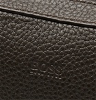 Hugo Boss - Crosstown Full-Grain Leather Messenger Bag - Brown