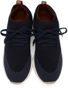 Loro Piana Navy Wish 360 Flexy Walk Sneakers