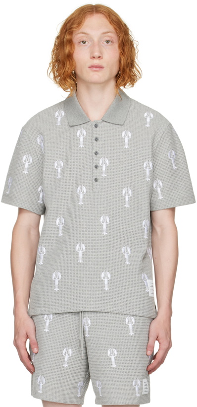 Photo: Thom Browne Gray Lobster Polo