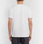 Desmond & Dempsey - Embroidered Cotton-Jersey Pyjama T-Shirt - White