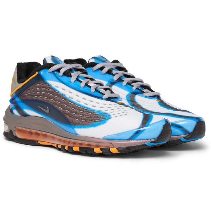 Photo: Nike - Air Max Deluxe Printed Neoprene and Rubber Sneakers - Men - Blue